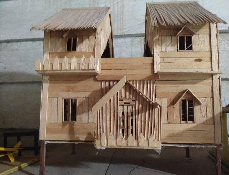 Karya Kerajinan Miniatur Rumah Dari Stik Es Krim Bekas Yayasan Pendidikan Al Falah